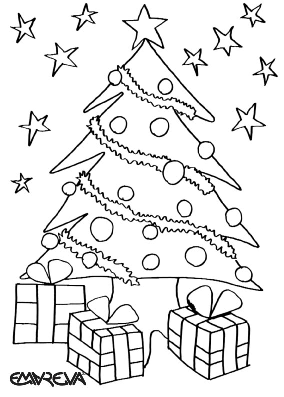 Christmas Card Coloring Pages Image