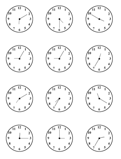Telling Time Worksheets for Practice