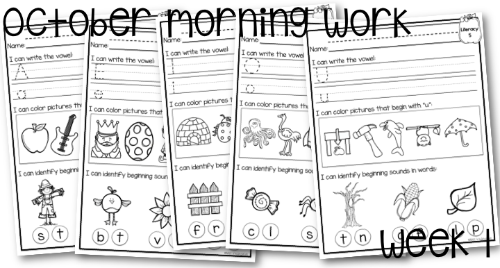 kindergarten morning work 723208 - Morning Work For Kindergarten
