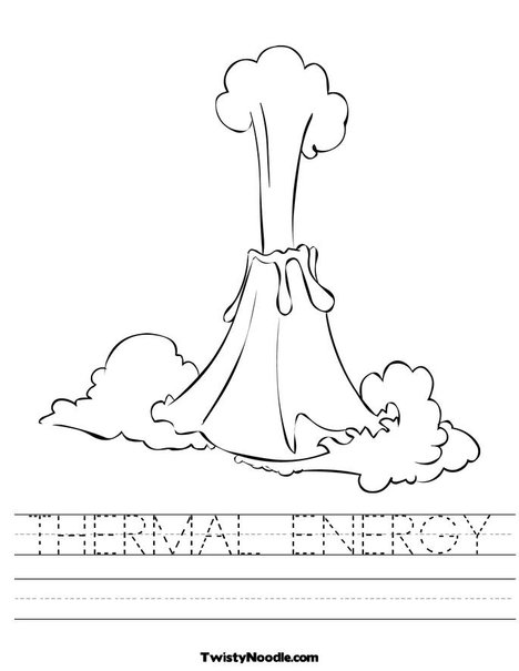 Thermal Energy Worksheets for Kids Image