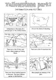 Yellowstone National Park Printable Worksheets Image
