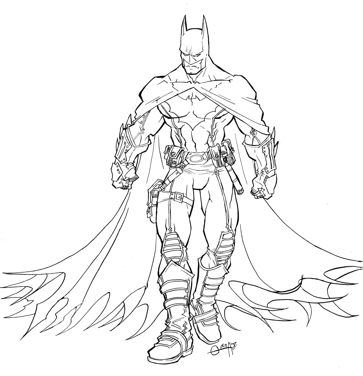 Batman Coloring Pages Image
