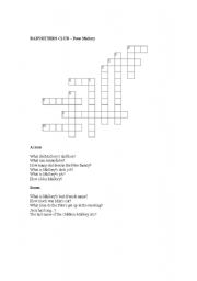 Bud Not Buddy Crossword Puzzle Answers Image
