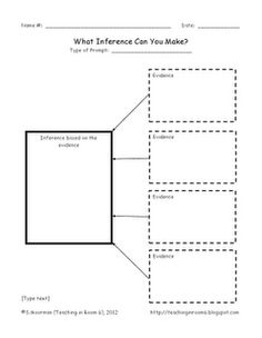 Inference Graphic Organizer Image