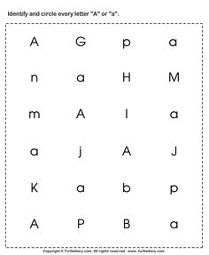 Alphabet Letter Worksheets Image