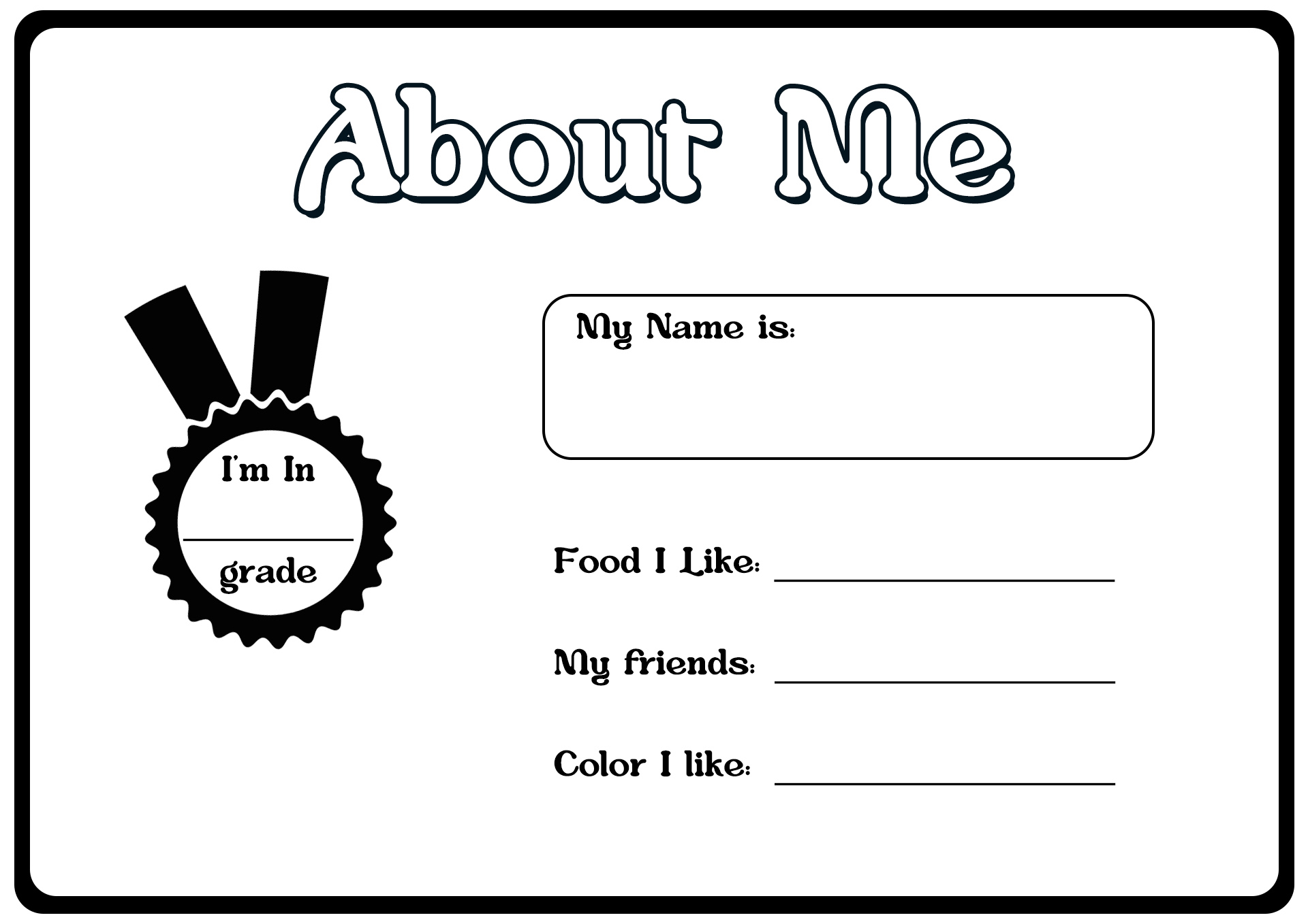 Back to School Activity Pages Printable Free