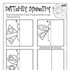 Butterfly Symmetry Worksheet Image