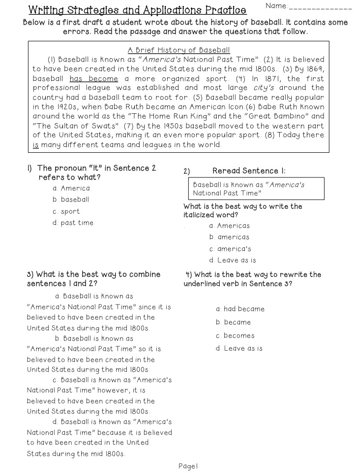 15 Free Editing Worksheets Worksheeto