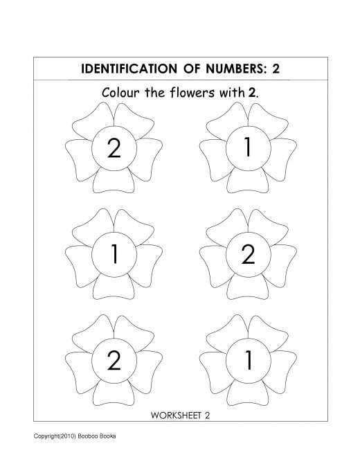 Kindergarten Number Recognition Worksheets
