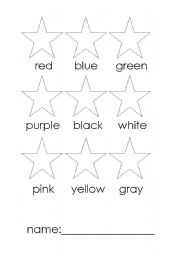 Learning Colors Worksheets Image