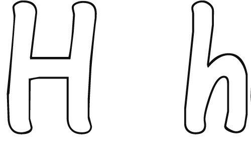 Letter H Coloring Pages Printable Image