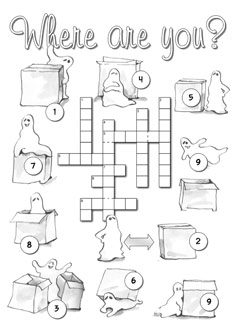 Prepositions of Place Exercises Worksheet Image