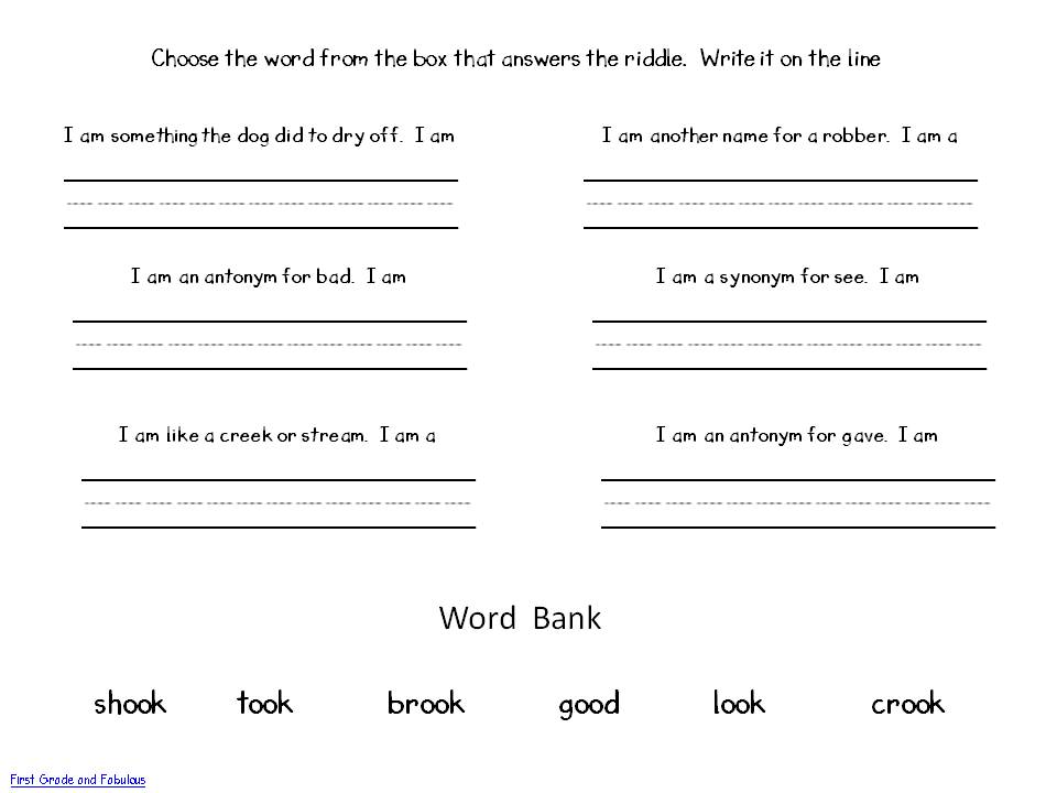 Sentence Worksheets High Frequency Words Image