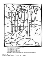 SH Words Coloring Pages Image