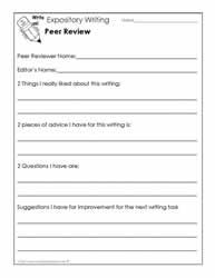 Writing Peer Review Worksheet