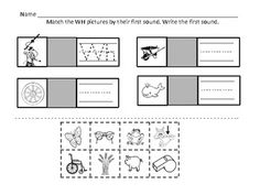 Digraph Cut and Paste Worksheets Image
