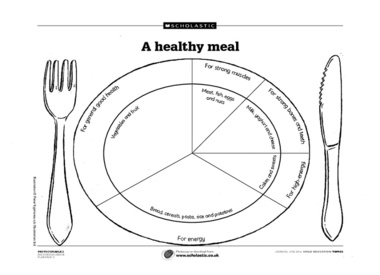 Healthy Foods Activity Sheets Image
