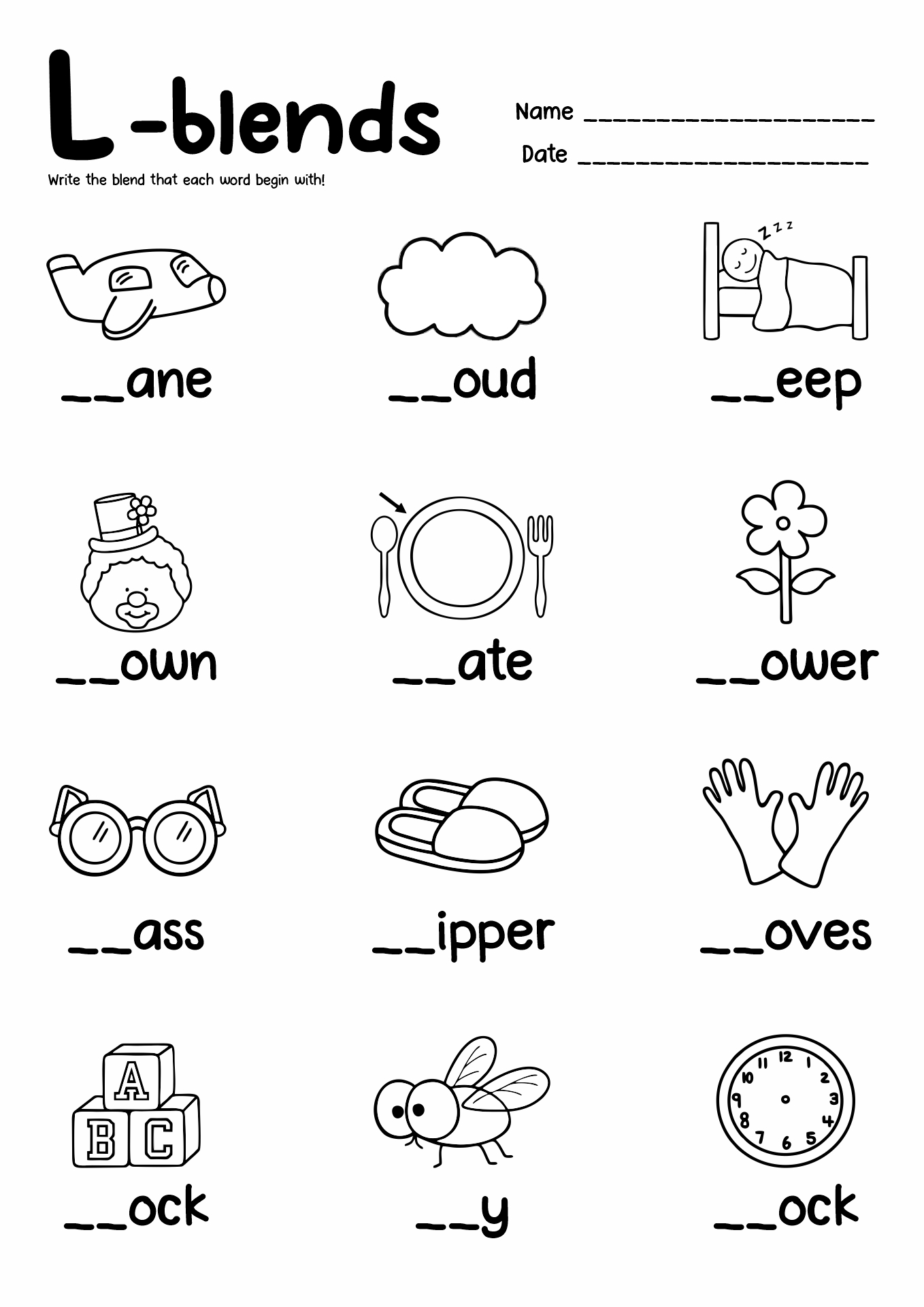 14 Blending Words Worksheets For Kindergarten Free PDF At Worksheeto