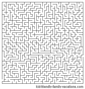 Middle School Halloween Maze Printable Image
