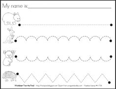 Pre Handwriting Worksheets
