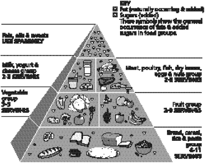 Six Food Groups Chart Image