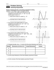 Unit 7 Polynomials and Factoring Homework 5 Image