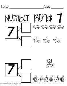Math Number Bonds Worksheets Image