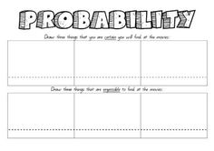 Probability Worksheets Image