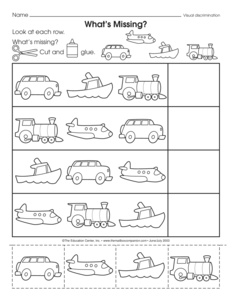 Transportation Preschool Activities Image