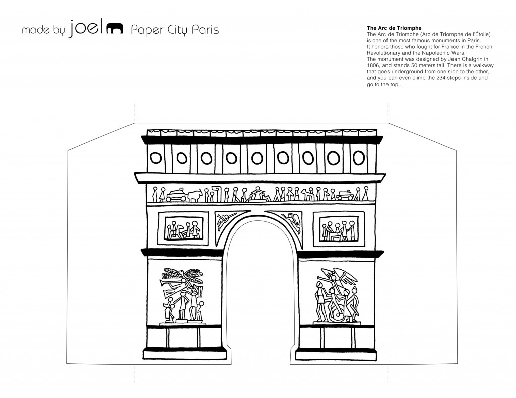Arc De Triomphe Template Image