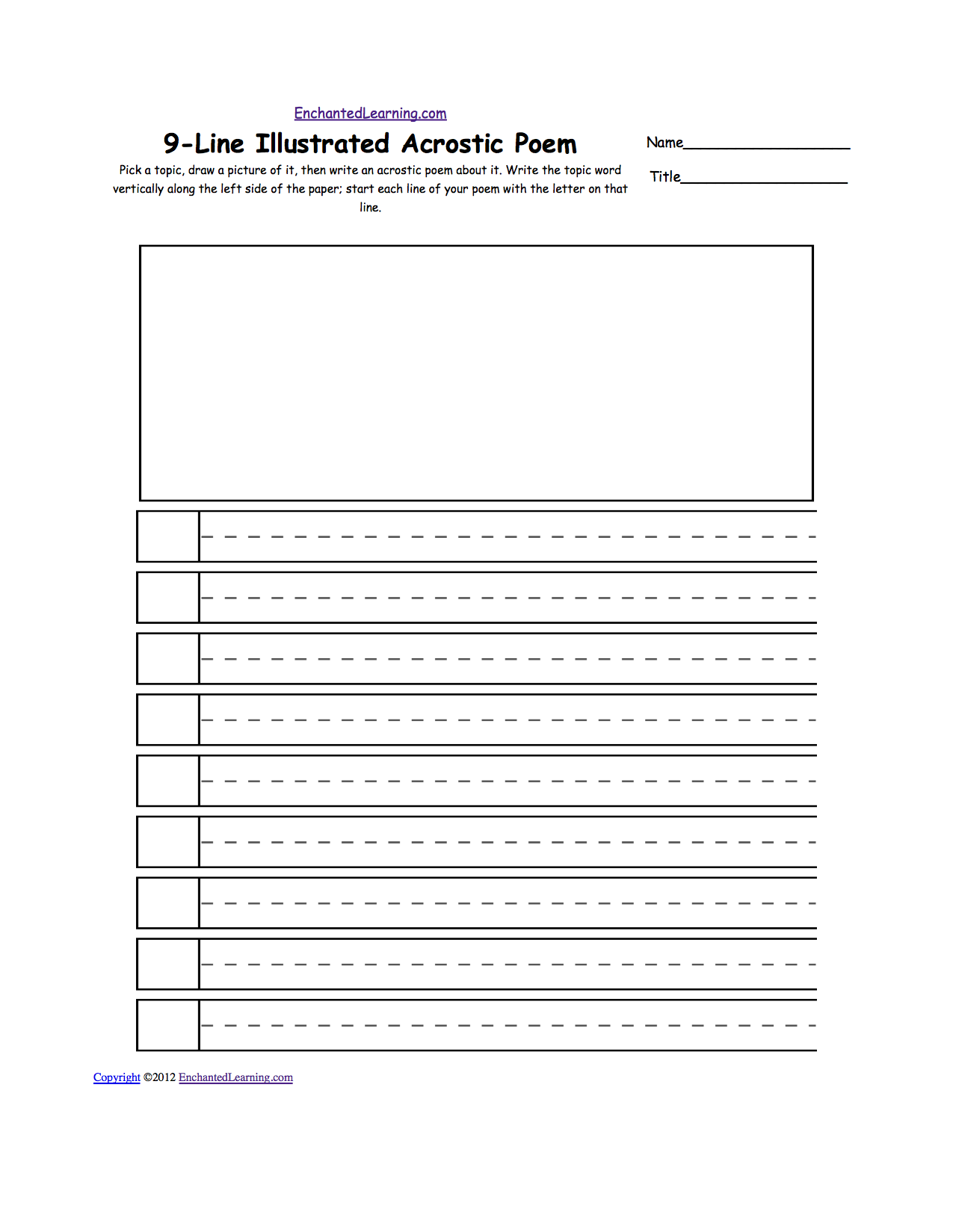 Dotted Line Writing Worksheets