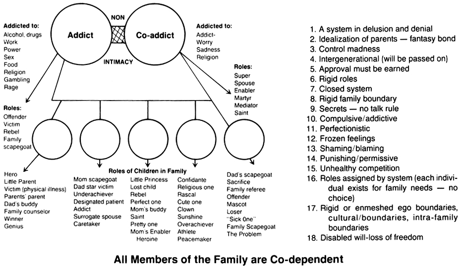 Dysfunctional Family Systems Roles Image