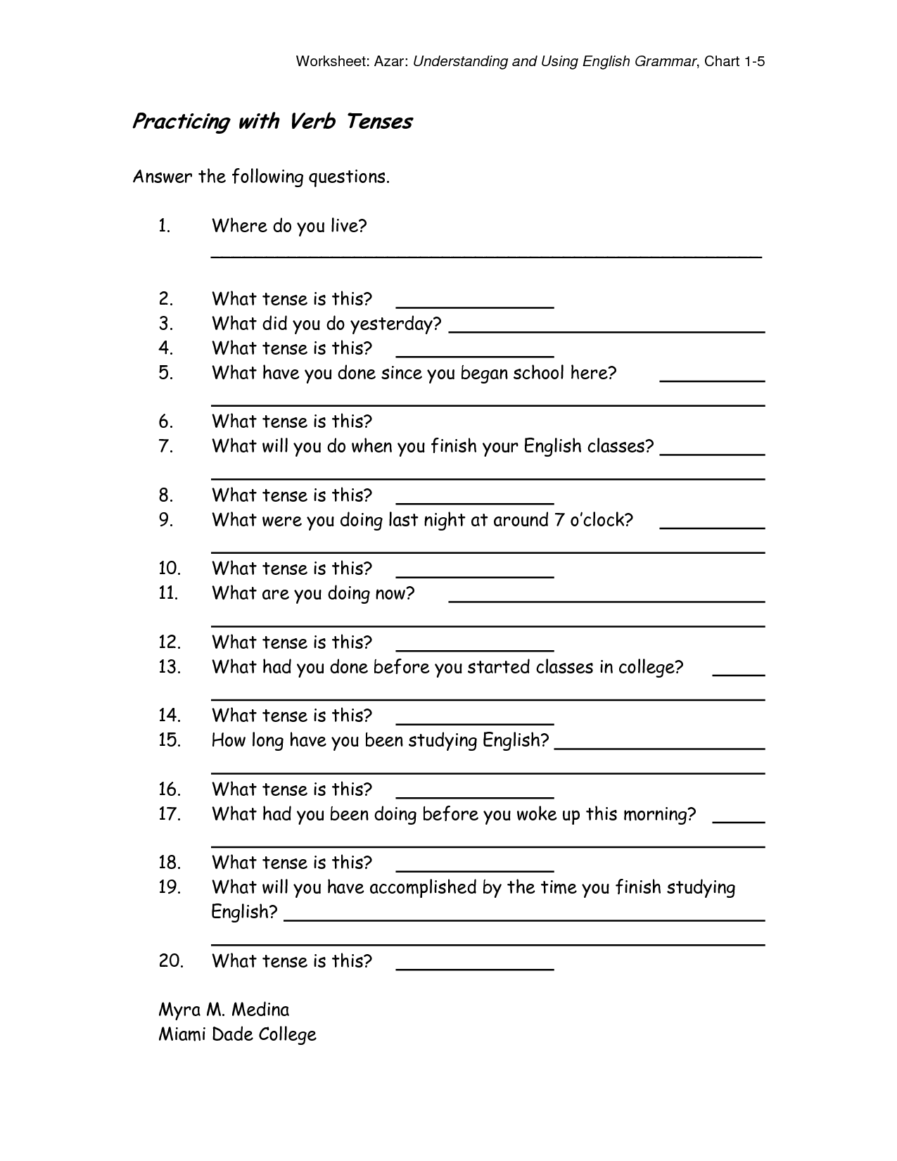 13 Perfect Tense Worksheets PDF Worksheeto