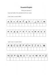 Alphabet Upper Case Letters Worksheets Image