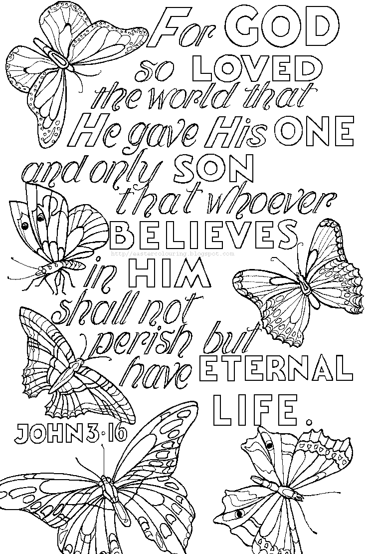 Bible Verse Coloring Pages Image