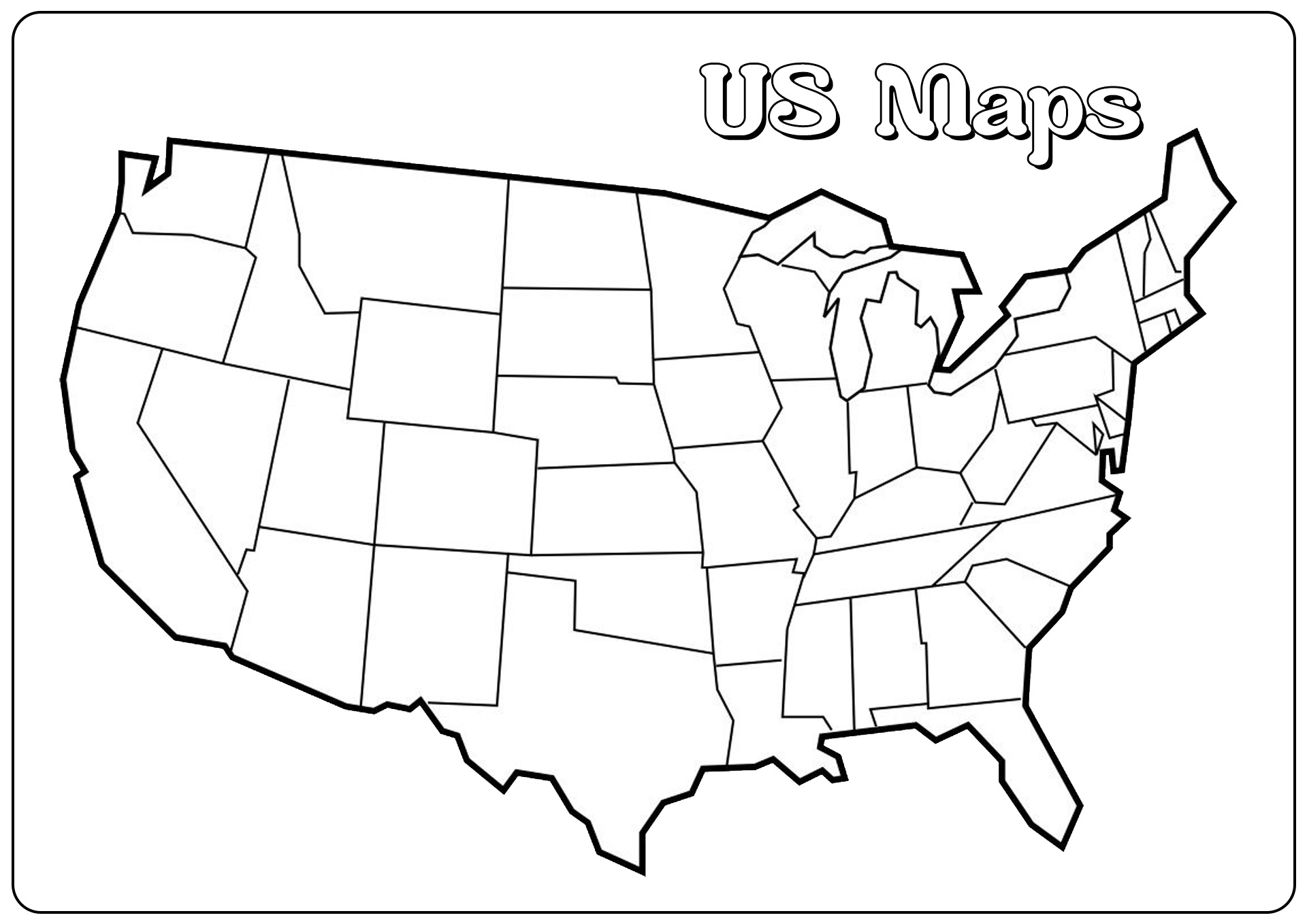 Контурные карты штатов. Карта Штатов США пустая. 50 Штатов США контурнаяксрта. Карта Штатов США без названий. Карта США со Штатами черно белая.