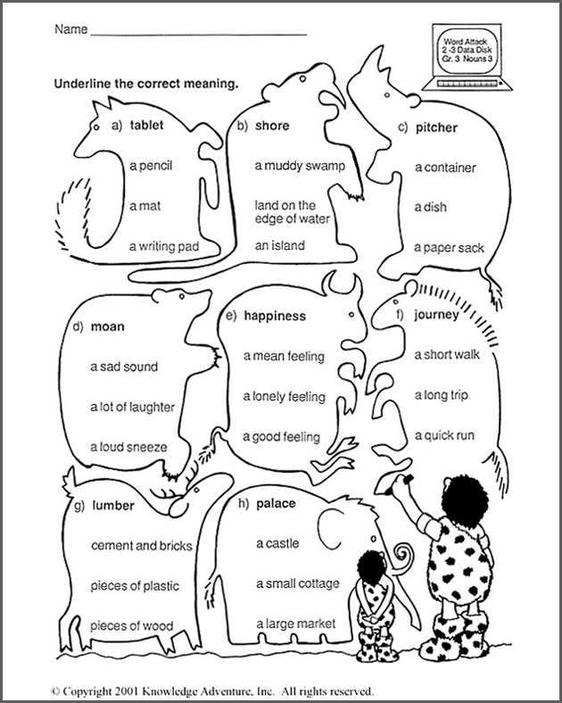 English Language Arts Worksheets 3rd Grade Image