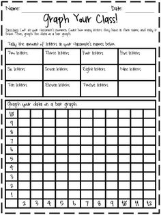 First Grade Graphing Activities Image
