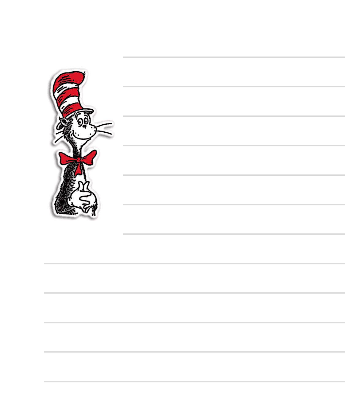 Free Printable Dr. Seuss Writing Papers Image