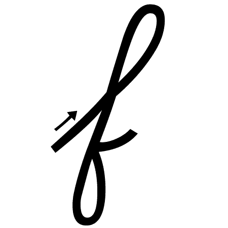 F Cursive 10