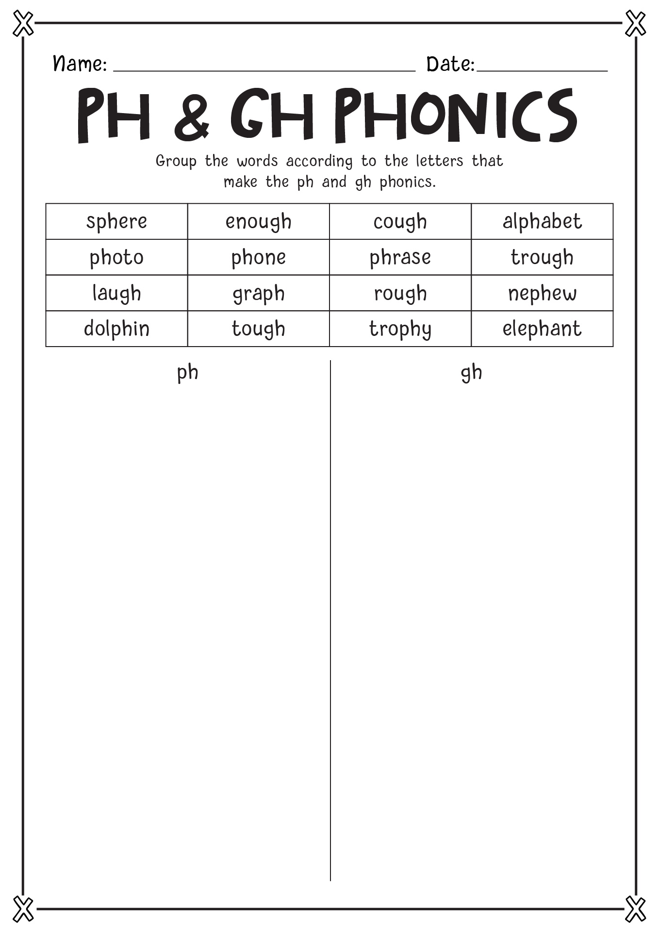 14 Ph Phonics Worksheets Free PDF At Worksheeto