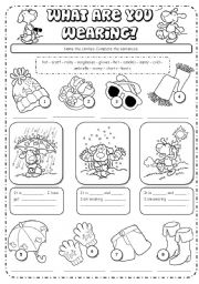 What Do You Wear Weather Worksheets Image