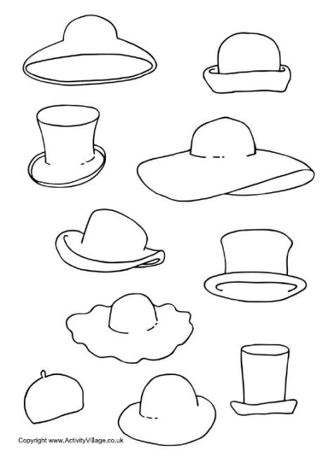 Winter Hat Template Printable Image