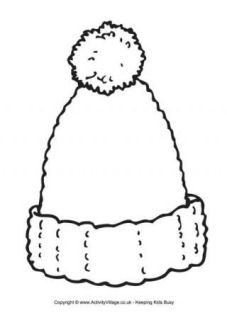 Winter Hat Template Printable Image