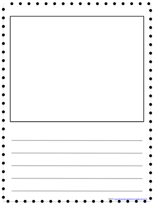 writing paper template for kindergarten 226835 - Journal Paper For Kindergarten