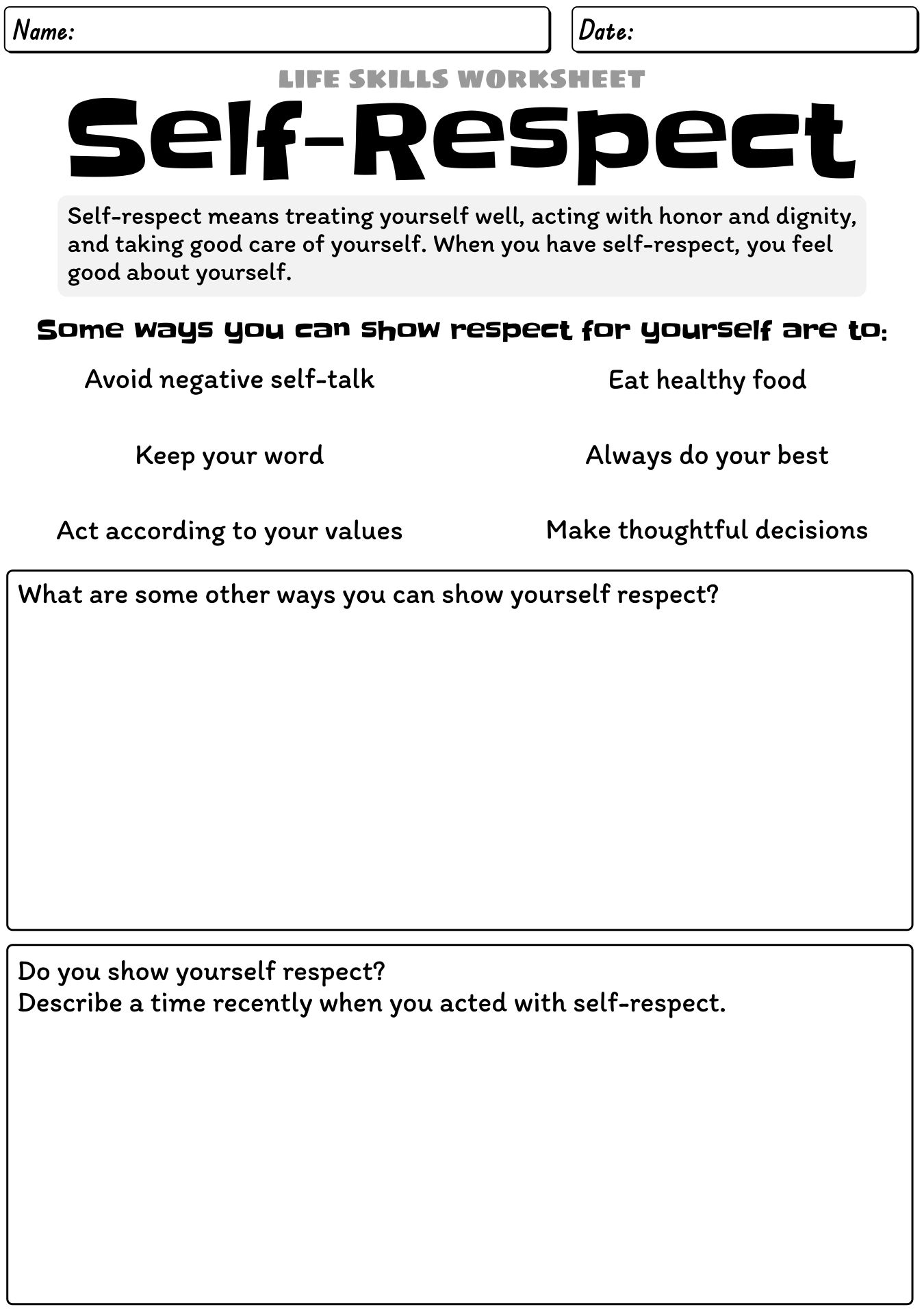 14 Life Skills Worksheets For Adults In Recovery Free PDF At Worksheeto 14 Life Skills Worksheets For Adults In Recovery Free PDF At Worksheeto