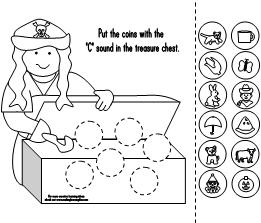Beginning Sound Letter C Worksheets