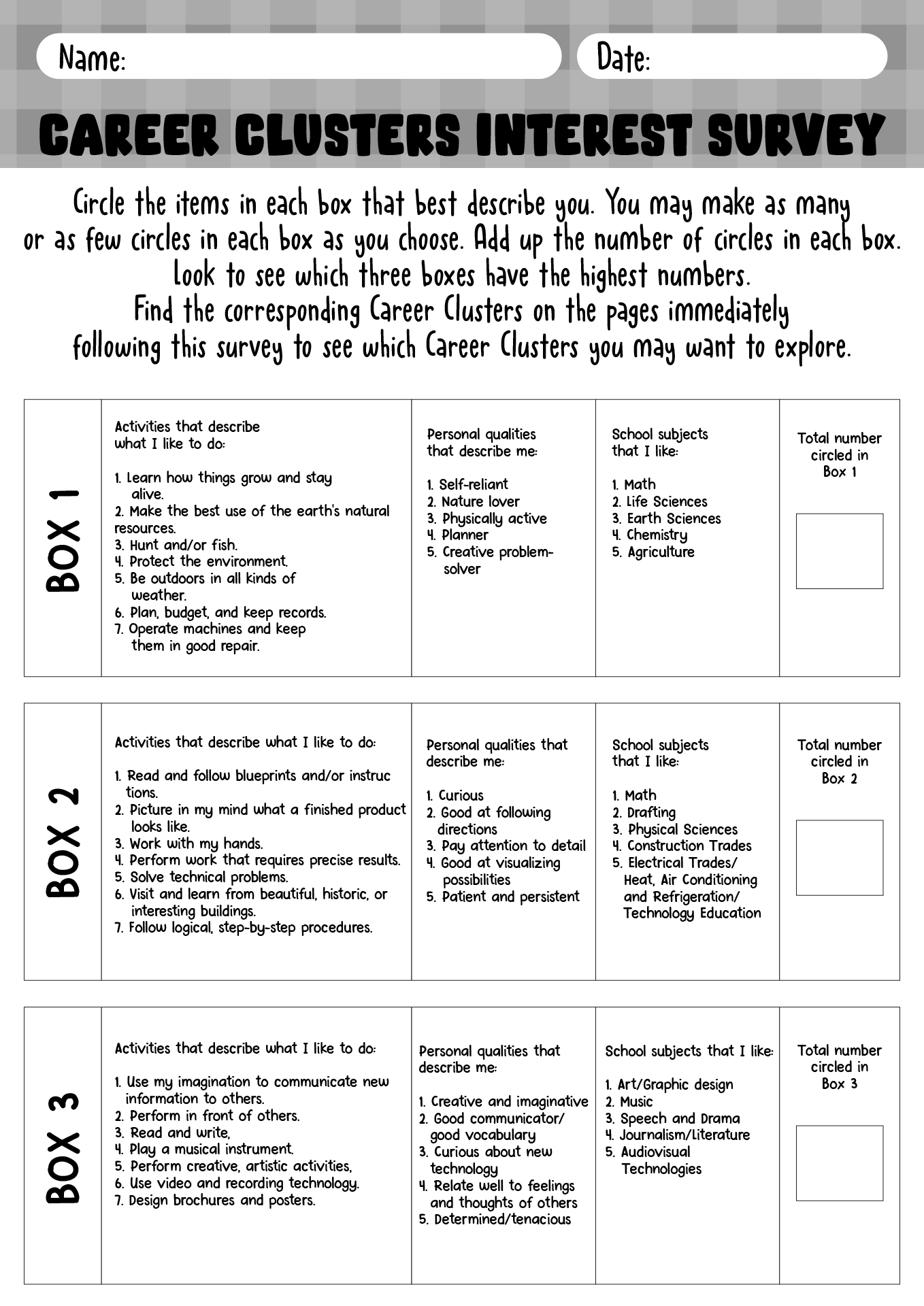14 Career Pathways Worksheets Worksheeto