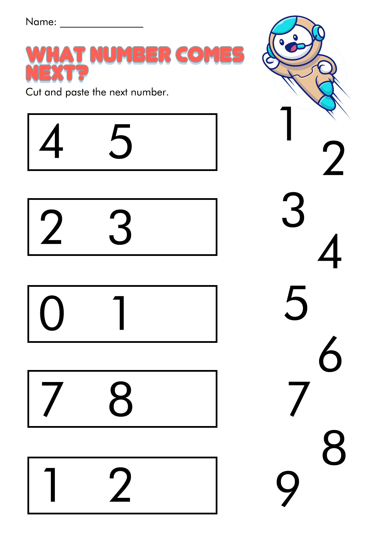 13 Best Images of 1st Grade Cut And Paste Math Worksheets