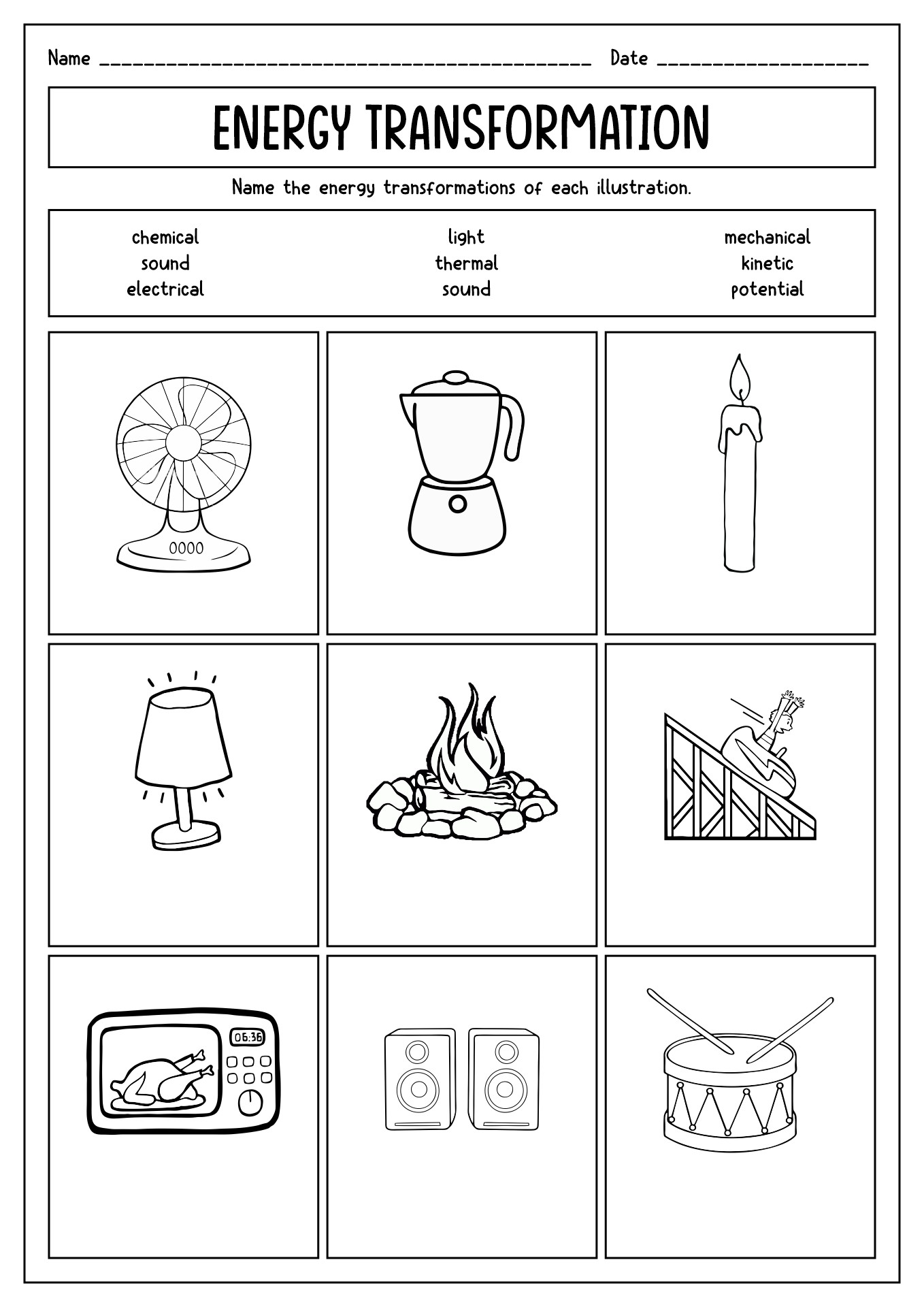 19 Types Of Energy Transfer Worksheet Free PDF At Worksheeto
